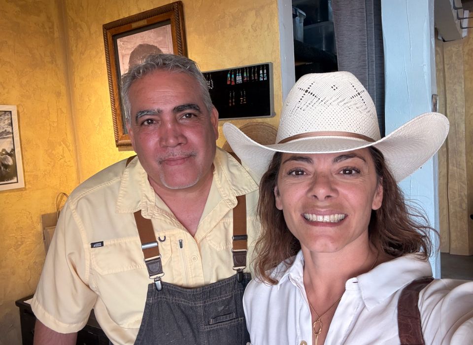 Marcos with Dolores Semeraro