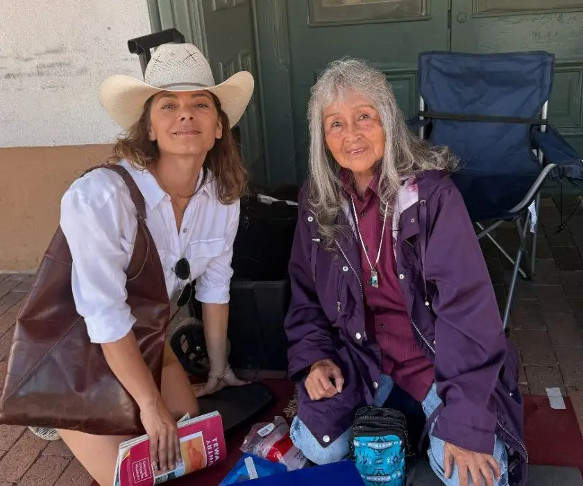 texas native indian with Dolores Semeraro